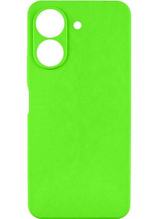 Чохол tpu getman liquid silk full camera для xiaomi redmi 13c / poco c65 салатовий / neon green