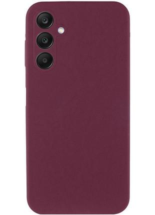 Чехол silicone cover lakshmi full camera (aaa) для samsung galaxy a26 5g бордовый / plum