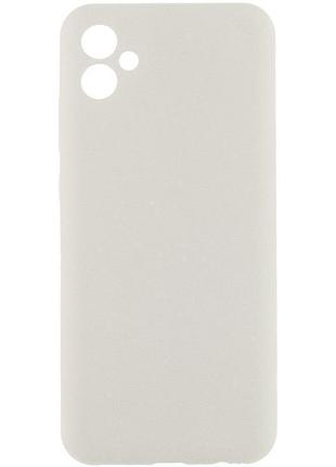 Чехол silicone cover lakshmi full camera (aaa) для samsung galaxy a07 белый / white