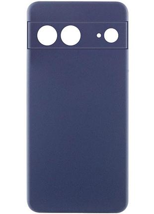 Чехол silicone cover lakshmi full camera (aaa) для google pixel 8 темно-синий / midnight blue