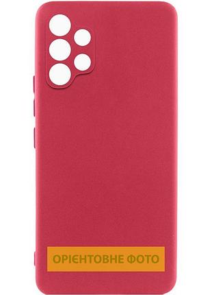 Чехол tpu getman liquid silk full camera для samsung galaxy a26 5g красный / dark red