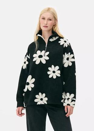 Флісова кофта primark daisy teddy fleece  розмір: s