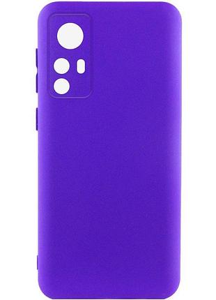 Чохол tpu getman liquid silk full camera для xiaomi redmi note 12s синій / iris