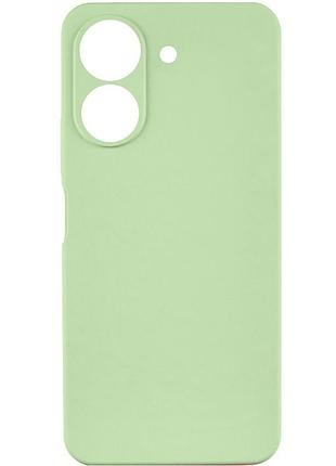 Чохол tpu getman liquid silk full camera для xiaomi redmi 13c / poco c65 зелений / pistachio