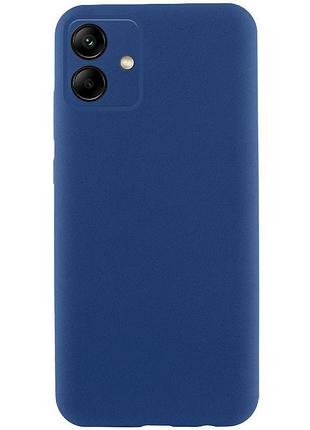 Чехол tpu getman liquid silk full camera для samsung galaxy a06 синий / navy blue