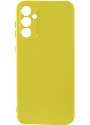 Чохол tpu getman liquid silk full camera для samsung galaxy a55 жовтий / flash