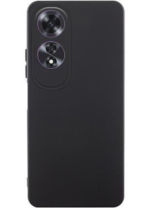 Чехол tpu getman liquid silk full camera для oppo a60 4g черный / black