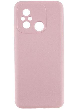 Чехол silicone cover lakshmi full camera (aaa) для xiaomi redmi 12c розовый / pink sand