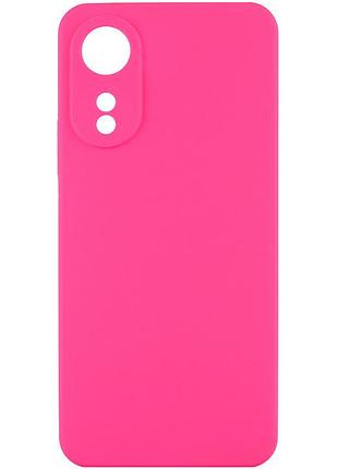 Чехол silicone cover lakshmi full camera (aaa) для oppo a78 4g розовый / barbie pink