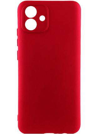 Чохол tpu getman liquid silk full camera для samsung galaxy a04 червоний / red