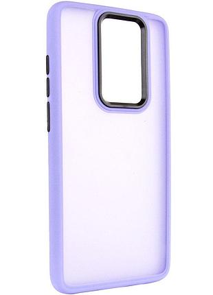 Чехол tpu+pc lyon frosted для xiaomi redmi note 8 pro purple