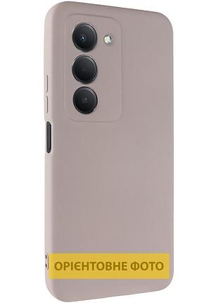 Чохол tpu getman liquid silk full camera для xiaomi redmi 15 (global) сірий / lavender