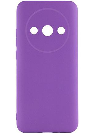 Чехол tpu getman liquid silk full camera для xiaomi redmi a3 фиолетовый / purple