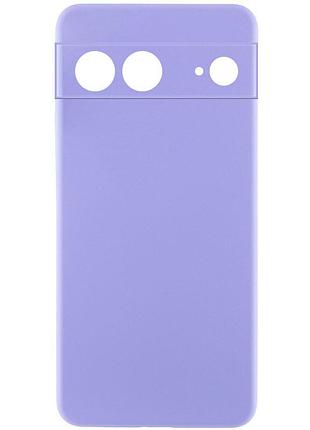 Чехол silicone cover lakshmi full camera (aaa) для google pixel 8 сиреневый / dasheen
