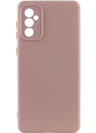 Чохол tpu getman liquid silk full camera для samsung galaxy a56 5g бордовий / marsala рожевий / pink sand