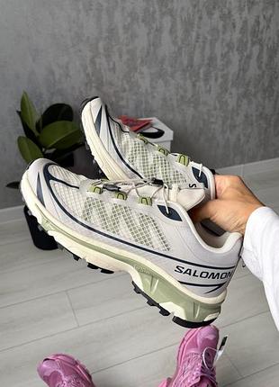 Кроссовки salomon xt-6 ft beige olive