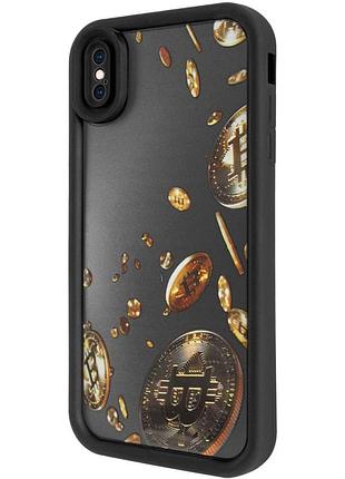 Tpu чехол prestige для apple iphone xs max (6.5") coins