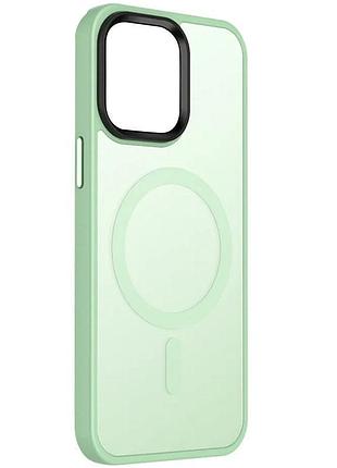 Чехол ummi colorful with magsafe для apple iphone 13 / 14 (6.1") мятный / matcha green