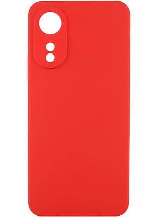 Чехол silicone cover lakshmi full camera (aaa) для oppo a78 4g красный / red