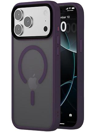 Чохол ummi colorful with magnetic fit для apple iphone 17 pro max / 18 pro max (6.9") темно-фіолетовий / dark purple