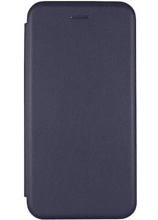 Шкіряний чохол-книжка classy для samsung galaxy a05 темно-синій