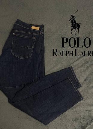 Джинсы polo ralph lauren темно синие mom baggy sk8 yk2 широки rap m