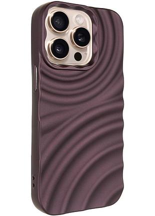 Чехол tpu monowave для apple iphone 15 pro (6.1") brown