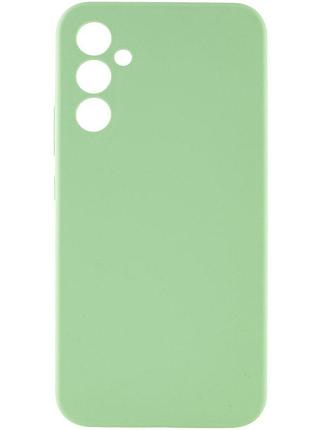 Чехол silicone cover lakshmi full camera (aaa) для samsung galaxy s24+ мятный / mint