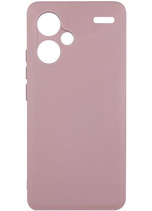 Чохол silicone cover lakshmi full camera (a) для xiaomi redmi note 13 pro+ рожевий / pink sand