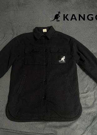 Kangol куртка плотна сорочка пальто рубашка овершот черная m