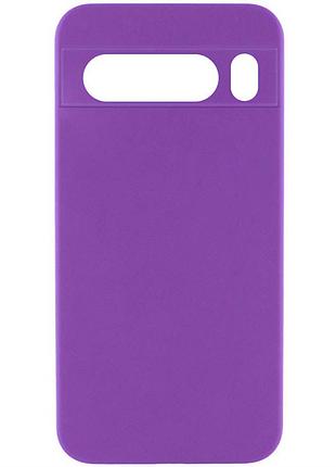 Чехол silicone cover ummi lakshmi full camera (aa) для google pixel 9 pro xl фиолетовый / purple