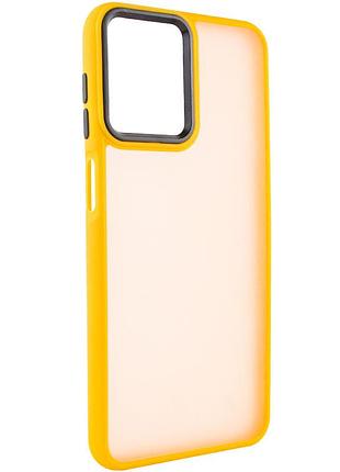 Чохол tpu+pc lyon frosted для motorola moto g14 orange