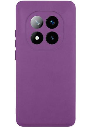 Чохол silicone cover lakshmi full camera (aaa) для xiaomi redmi note 14 pro 4g сливовий / purple