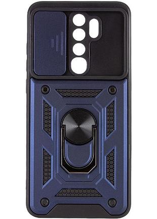 Чехол ummi camshield serge ring для xiaomi redmi note 8 pro синий / navy