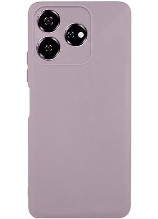 Чехол tpu getman liquid silk full camera для zte nubia v60 серый / lavender