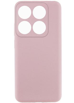 Чохол silicone cover lakshmi full camera (aaa) для xiaomi 14t pro рожевий / pink sand