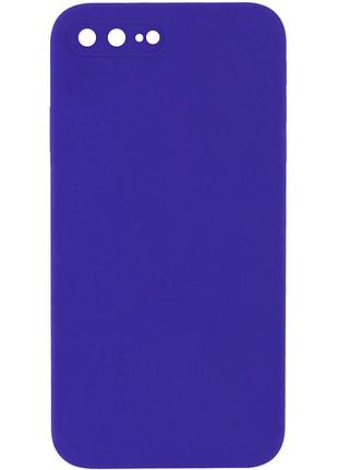 Чохол silk square full camera protective (aa) no logo для apple iphone 7 plus/8 plus (5.5") фіолетовий / ultra violet