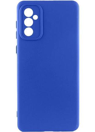 Чехол tpu getman liquid silk full camera для samsung galaxy a57 5g синий / deep navy