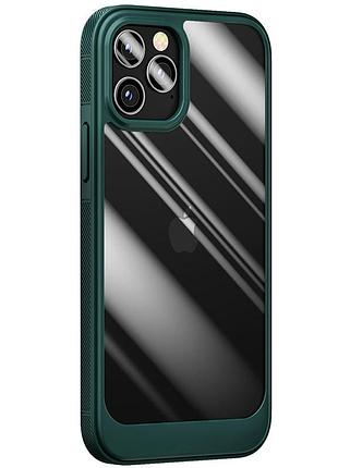 Чохол tpu+pc pulse для apple iphone 14 pro (6.1") dark olive