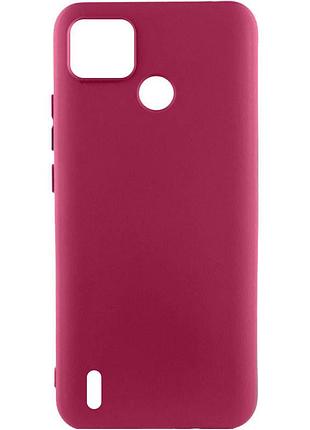 Чохол silicone cover lakshmi (a) для tecno pop 5 бордовий / marsala
