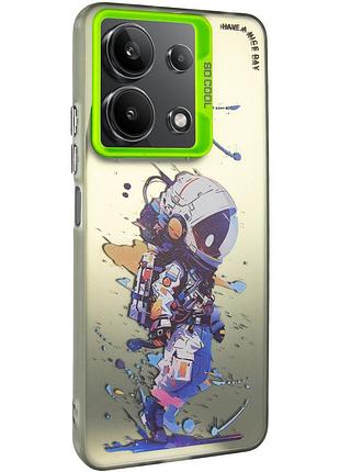 Чехол tpu+pc so cool для xiaomi redmi note 13 4g astronaut
