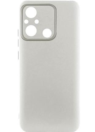 Чехол tpu getman liquid silk full camera для xiaomi redmi 12c песочный / sand