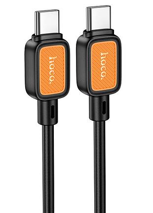 Дата кабель hoco x108 benefit 60w type-c to type-c (1m) black