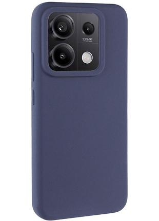 Чехол silicone cover lakshmi (aaa) для xiaomi redmi note 13 5g темно-синий / midnight blue