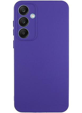 Чехол tpu getman liquid silk full camera для samsung galaxy s23 fe фиолетовый / ultra violet