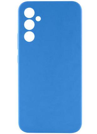 Чехол silicone cover lakshmi full camera (aaa) для samsung galaxy s23 fe синий / denim blue