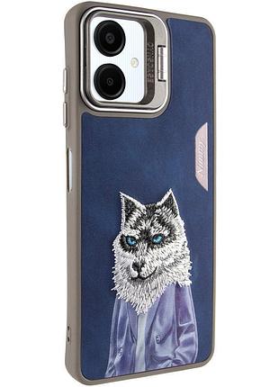 Tpu+pc чехол friends для samsung galaxy a06 blue wolf