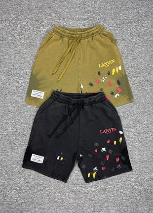Шорты lanvin x gallery dept черные / хаки