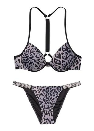 Купальник со стразами victoria’s secret shine straps swimsuit 34ddd/l