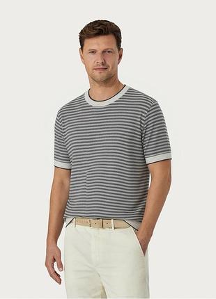 Чоловіча вʼязана футболка з льону loro piana